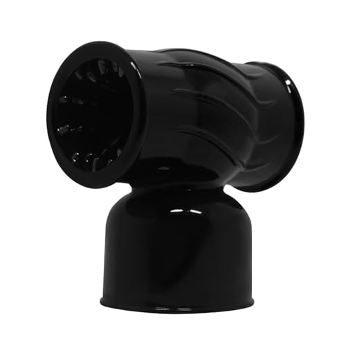 Fashionable and Trendy Massage Wand Attachment, Soft Silicone Head Cover, Increases Quality of Life,1.77-inch Inner Diameter, Fit for Hitachi HV260270280 (Black, B)
