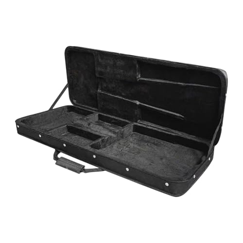 DYNWAVE Electric Guitar Case,Guitar Bag Professional Padding Dustproof Shoulder Strap Portable Carrying Case for Electric Guitars