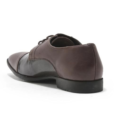 Image of Woodland Men Brown Oxford Shoes