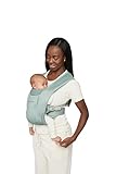 Ergobaby Embrace Cozy Newborn Essentials Baby Carrier Wrap (7-25 Pounds), Soft Air Mesh, Sage