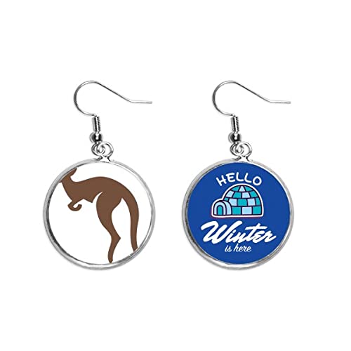 Pendientes de canguro australiano para lucir en tus cenas de invierno con vestidos de fiesta
