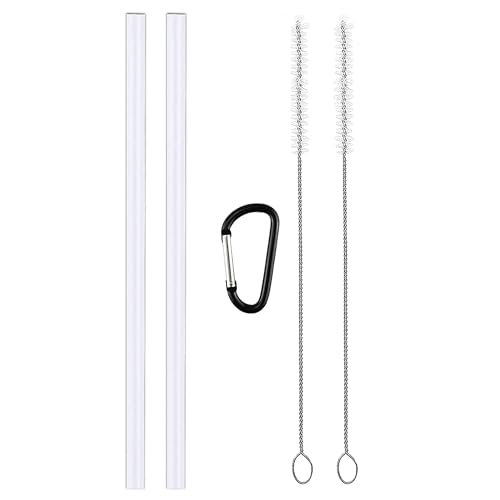 HiVisible 2 Hydroflask Straw Replacement Hydro Flask Straw Replacement Straw for Hydroflask 32 oz 40 oz 64 oz (2 Hydroflask Straws)