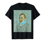 Divertente van gogh maschera van gogh meme Maglietta