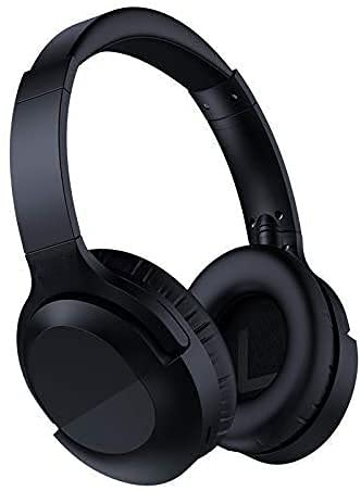 NCRD Auriculares de cancelación de Ruido Bluetooth V5.0 Wireless, Horas largas Transejos de Tiempo de Juego sobre oído con micrófonos y Accesorios rápidos, para TV/PC/teléfono Celular