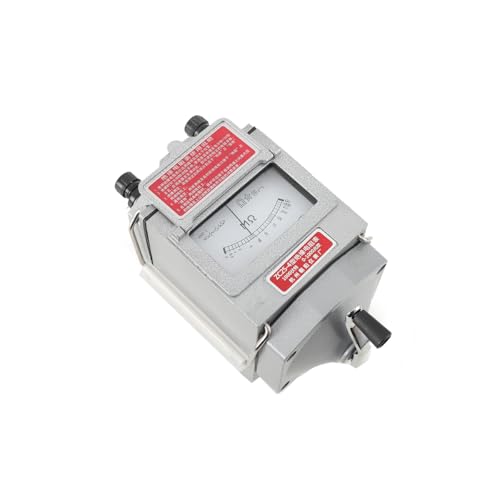 Megohmmeter Insulation Tester 1000M? Portable Insulation Resistance Tester Aluminum Case 1000V 120 RPM Electronic Insulation Resistance Tester