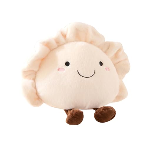 Dumpling Pillow - Cute Soft Huggable Realistic, Food Shaped Stuffed Toy Plush Doll | Fsor Kids Teens Boys Girls Collection Displ
