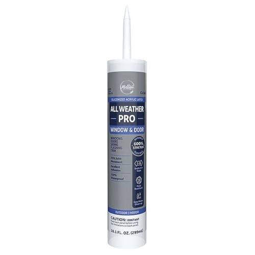 Acrylic Latex Sealant, 10 oz, Cartridge, Clear, Acrylic Latex Base, Mfr: 2863819-A