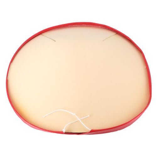 Pan Seat Cover - Tie On Red/White