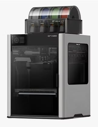 Image of Bambu Lab H2D 3D Printer with High-Speed CoreXY Printing, Dual Extrusion, Large Build Volume, Auto Bed Leveling, Silent Operation, and Precision FDM Printing for Hobbyists and Professionals