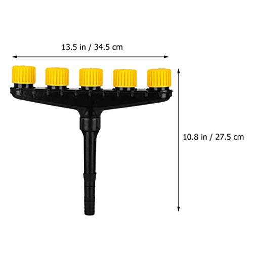 TEHAUX Sistema de irrigação coletor, temporizador de irrigação, válvula de água de jardim para mangu