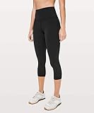 Lululemon Align Crop Yoga Pants (Black, 4)