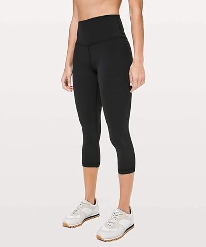 Lululemon Align Crop Yoga Pants (Black, 4)