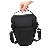 Pour appareil photo – ce est fabriqué en polyester et en nylon, un matériau durable et pratique. pour appareil photo de grande taille