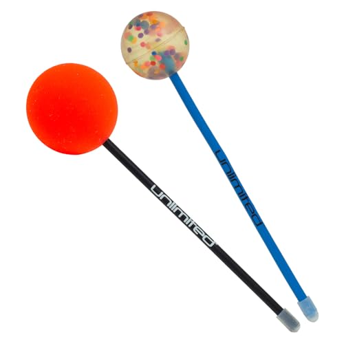 Friction Mallet Set with Thick Birthday Party and Large Cetacean Nation Mallets Includes 2 Mallets/Great for Creating New Sounds
