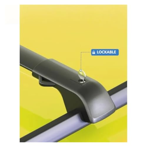 Barres transversales de toit verrouillables 300lb haute charge - 4