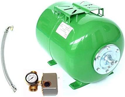 Preisvergleich Produktbild Druckkessel 100 Liter + Zubehör Ausdehnungsgefäß Membrankessel für Hauswasserwerk. Max. Druck 10 Bar mit Druckschalter und Manometer