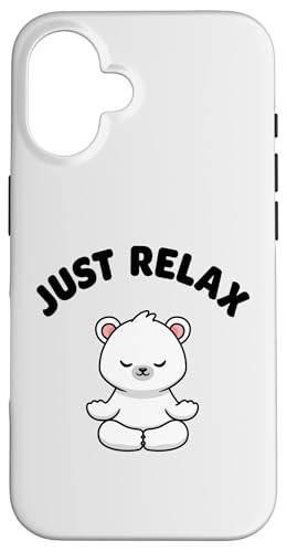 Just Relax �ʔ��� ���킢�� ���� ���킢�� ���K �x�A �X�g���X�t���[ �X�}�z�P�[�X iPhone 16 �p