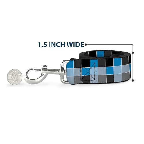 Laisse pour chien motif mosaïque bleu Buckle Down sangle robuste - 7