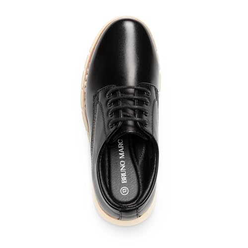 Bruno Marc Boy'S Dress Sneakers Casual Oxford Formal Shoes,Size 6 Big Kid,Black,Sbox2402K thumb #6