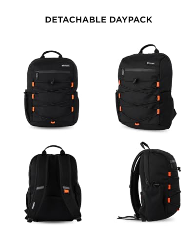 Image of CarryPro NOMAD 65L+ Travel Backpack Large Capacity Hiking & Travel Rucksack Durable Water Resistant Multi Compartment Trekking Bag with Padded Shoulder & Back Support