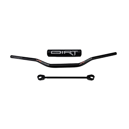 JFG RACING Kit Manubrio per Moto da Cross 28 mm, 300 mm, Barra Bilanciata per ATV, Quad, Motocross - Nero