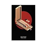 HIMGZXGWQ Dexter Morgan Blood Box TV Series Póster Pintura Decorativa Lienzo Arte de Pared Salón Póster Dormitorio Pintura, Arte de Pared Impresión de Imagen Moderna Decoración de Habitación Familiar