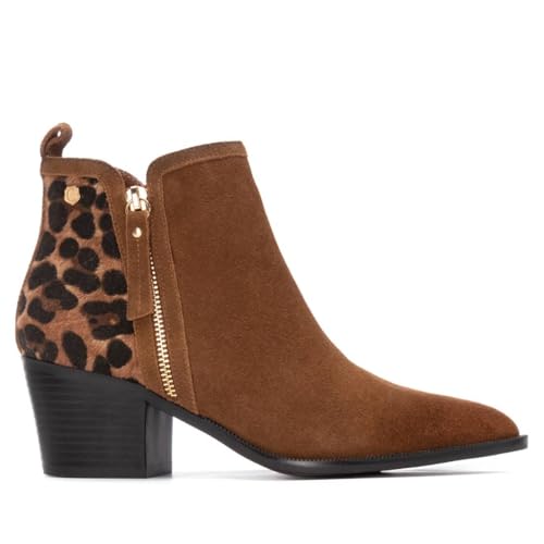 Bottines Femme Carmela : Chaussures confortables et polyvalentes à talon stable