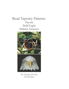 Paperback Bead tapestry patterns peyote bald eagle hidden treasure Book