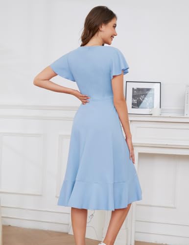 Image of DRESSTELLS Women's Cocktail Dresses 2026, Formal Fall Wedding Guest Dress