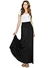 Lock and Love LL WB1434 Womens Solid Maxi Skirt wi... #3