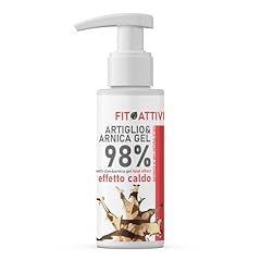 Artiglio del Diavolo Forte Pomata Effetto Caldo, Artiglio del Diavolo Extra Forte Gel con Arnica 98% Ideale per Muscoli e Articolazioni, 100% Made in Italy, 100 ml - FITOATTIVI