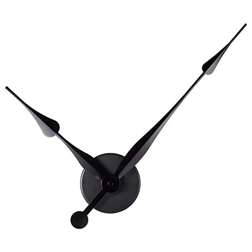 Hicarer DIY Large Clock Hands 3D Wall Clock for Kitchen Office and Home Art Decor Quartz Clock Movement Mechanism Accessories