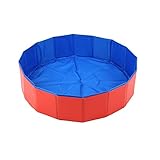 DZL- Piscina Plegable para Perros y Gatos, Bañera Portátil para Mascotas...