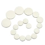 Kit de tampons de clarinette si bémol avec 17 pièces dont 17,5 mm, 16 mm, 12,2 mm et 10 mm pour des besoins complets de remplacement de plaquettes de clarinette