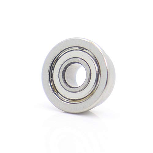 Rodamiento rígido de bolas SF692ZZ inoxidable con brida ABEC-1 2