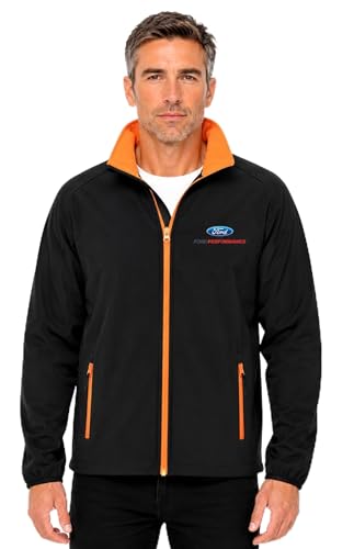 Veste softshell Ford Performance RS blouson sport auto noir et bleu