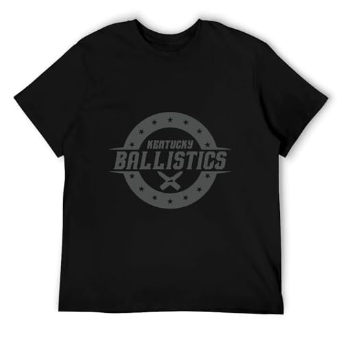 GVwz's'k Kentucky-Ballistics-Merch-Graphic-T-Shirt-Fitted-t-Shirts-for-Men-Mens-Graphic-t-Shirts (1) Black