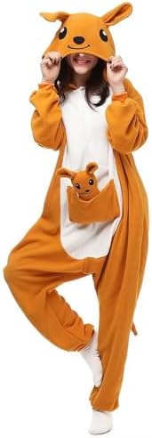 LBJR Tier Onesie Erwachsene Schlafanzug Fasching Karneval Halloween Pyjama