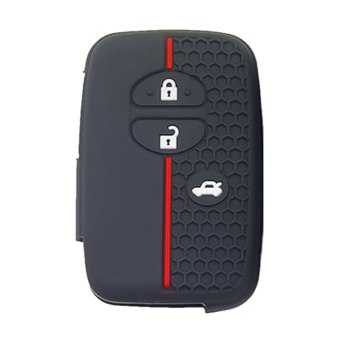 Étui clé silicone pour Toyota Aqua RAV4 Camry - Protection 3 boutons