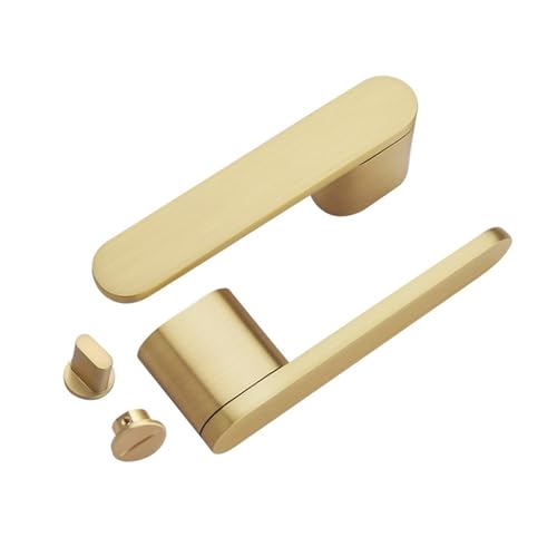 Serrure de porte écologique minimaliste italienne HC-623 dorée - 2