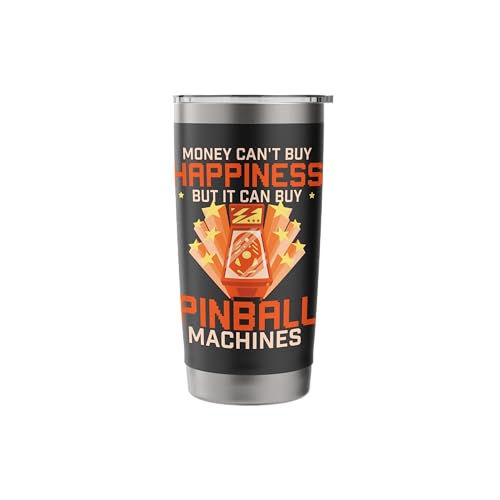 Buy Pinball Machines - Vintage Multiball Pinball Arcade Game Stainless Steel Insulated Tumbler