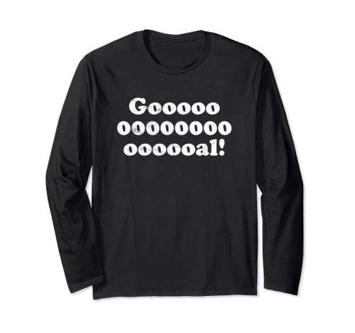 Funny soccer football fan goal celebration Long Sleeve T-Shirt, Black