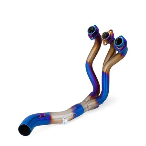 Tuyau d'échappement moto slip-on fluidifiant les gaz de la Yamaha MT09