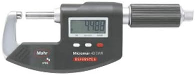 Mahr 4151705 Micromar 40 Ewr Digital Micrometre, 0-25mm/0-1" Range