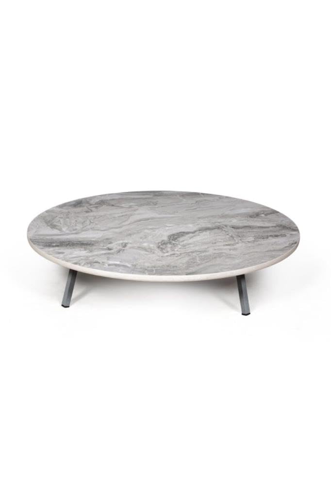 80cm Katlanabilir Metal Ayaklı Sofra Mermer Desen Yer Sofrası Masa Geleneksel Sağlıklı Yemek Sofra