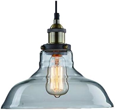 Modern Vintage Glass Chandelier Shade Pendant Hanging Ceiling Light E27 - Clear Glass