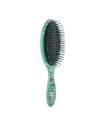 Wet Brush Original Hello Kitty Detangling Brush, Bubble Gum, All Hair Types, Ultra-Soft Intelliflex Bristles Glide Through Tangles with Ease, Blue
