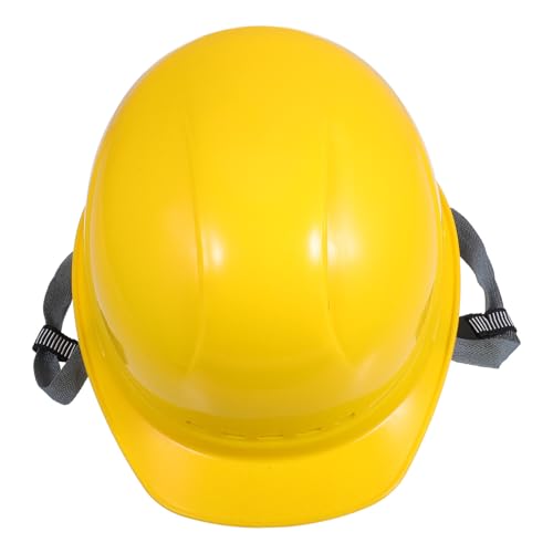 Casco de seguridad de construcción transpirable y ligero amarillo