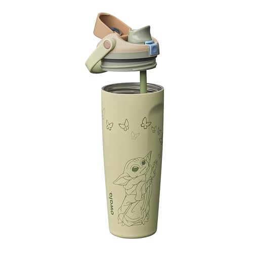 Star Wars Owala FreeSip Sway Insulated Stainless Steel Water Bottle with Two-Way Spout, Built-In Straw and Bucket Handle, Made for Travel, School, and Sports, 30oz, BPA Free, Leak Proof, GroGu