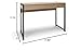 OFM Computer Desk with Drawers 43” PC Office Desk with Storage for Home, Work, Student, Writing, Study Table for School, Bedroom, Small Spaces - Industrial Modern Wood Grain Makeup Vanity, Harvest